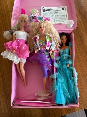 Vintage Barbie Trio Set of three with teen talk Barbie